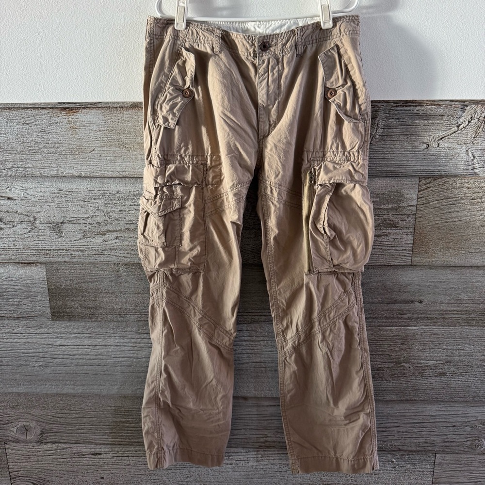 Vintage Polo Ralph Lauren RL-067 Utility Cargo Pants Surplus Fit Mens 34x32 (C1)